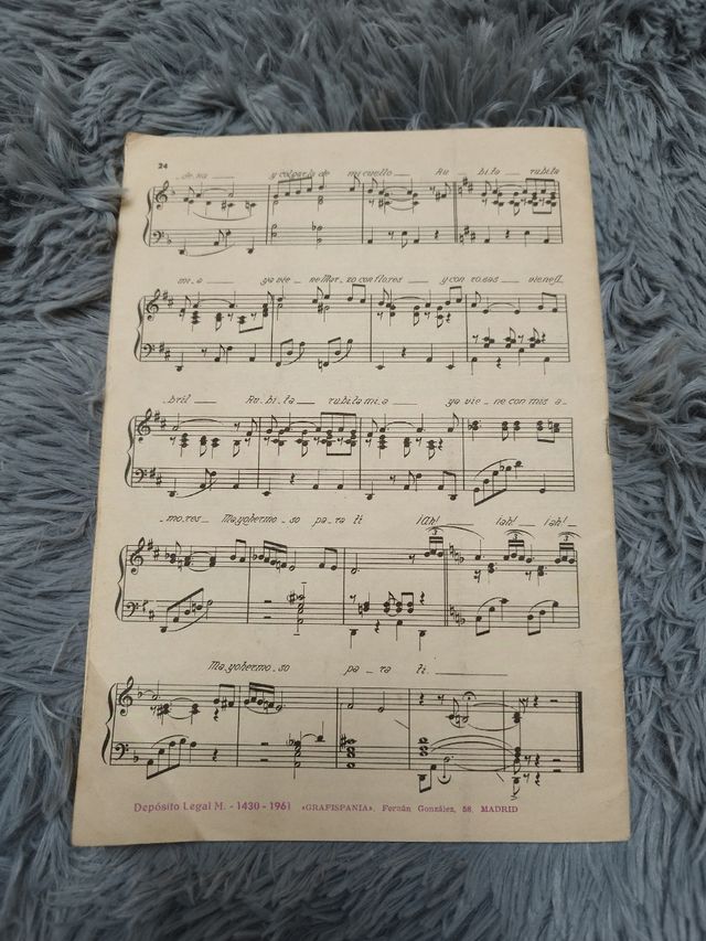 Album de Canciones Marisol (piano)