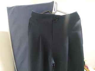 Pantalon palazzo azul marino talla L