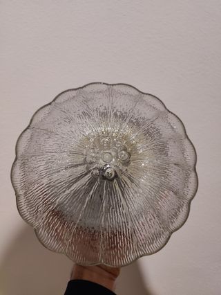 Lampada in vetro vintage