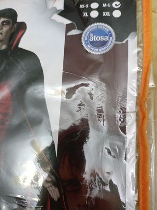 Disfraz vampiro o Drácula 