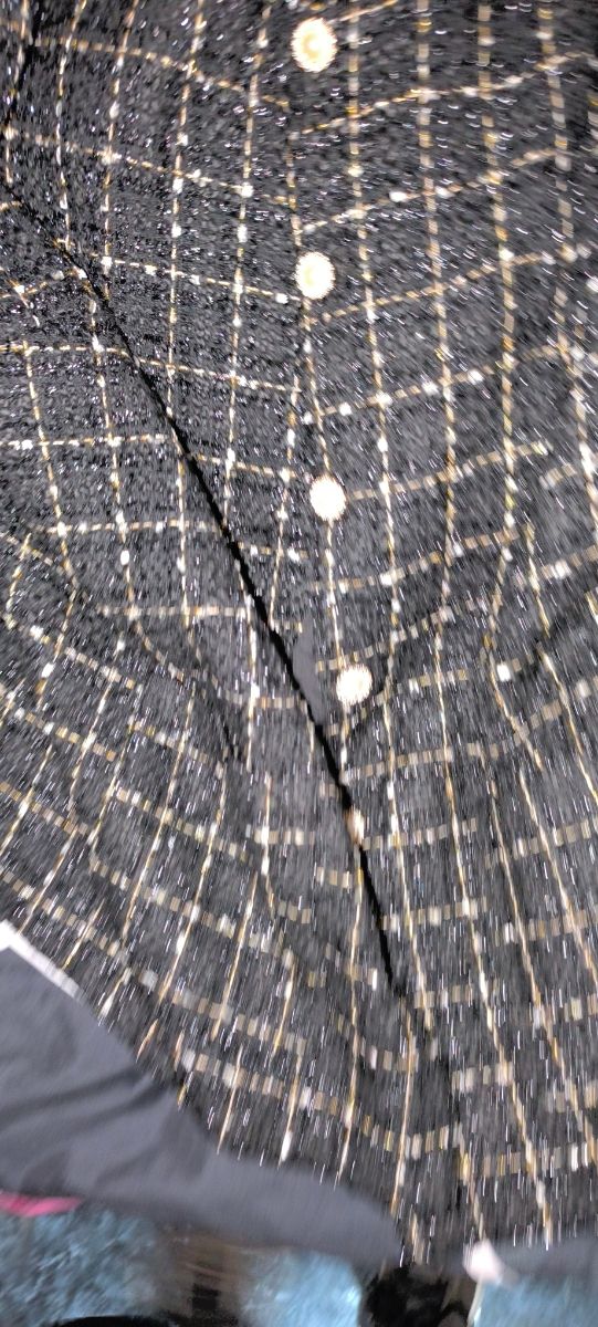 Chaqueta abrigo con mangas de pelo