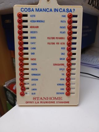 Mancolista prodotti di cucina Stanhome