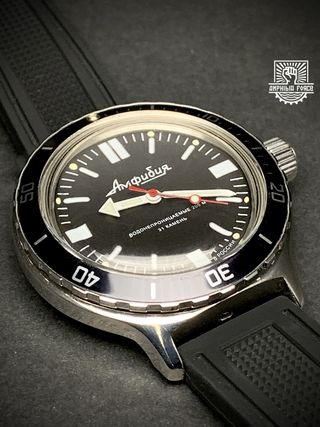 Vostok Amphibia 420916 Black Bezel a estrenar