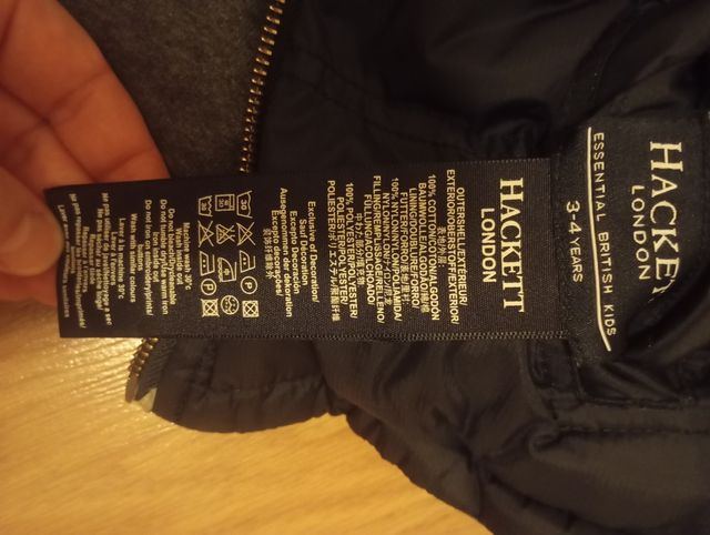 Chaleco Hackett reversible azul Marino