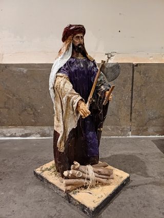 Figura leñador BELEN 37 Cm