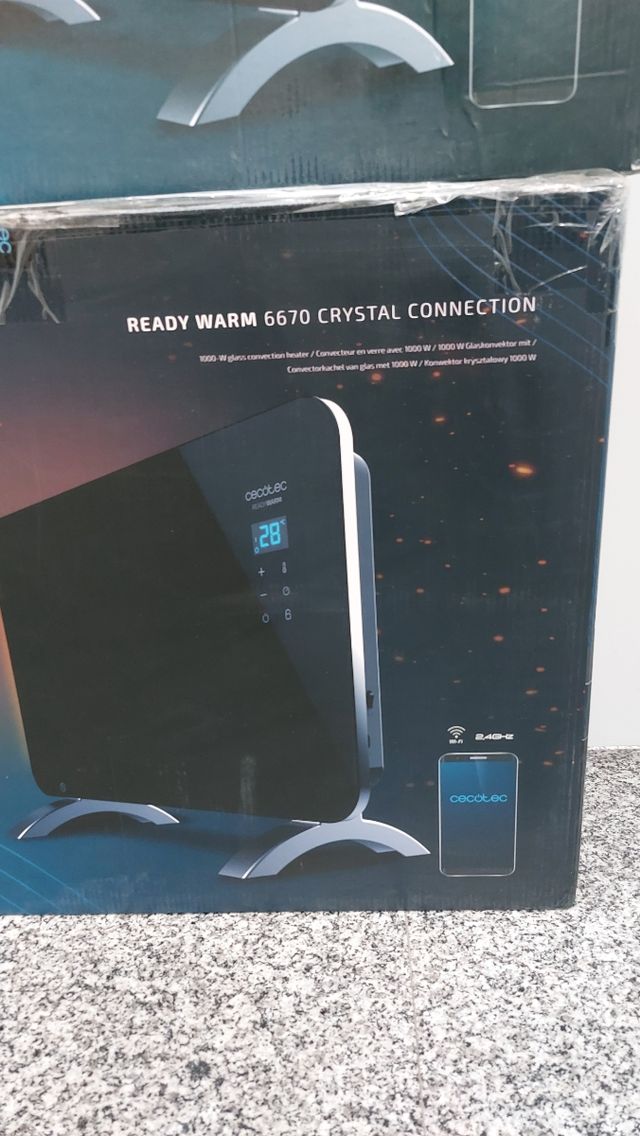 RADIADOR ELECTRICO READY WARM 6670 CRYSTAL CONNET