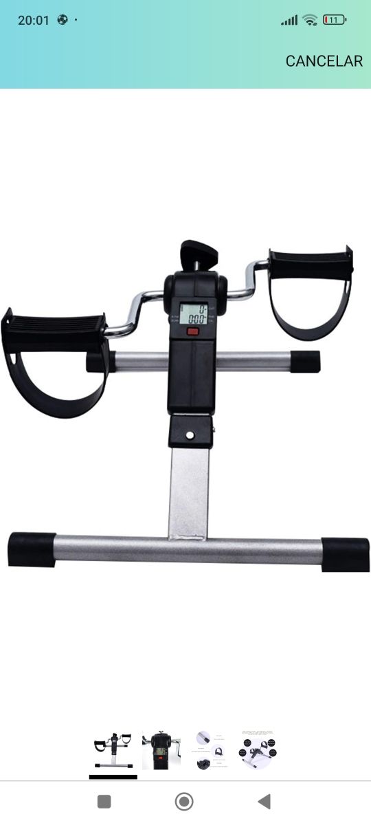 Pedaleador portátil plegable bici estatica nuevo