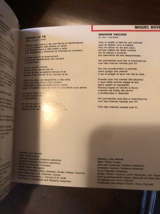 Miguel Bosé álbum los chicos no lloran