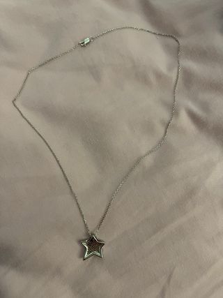 Collar plata con diamantes SIN ESTRENAR 