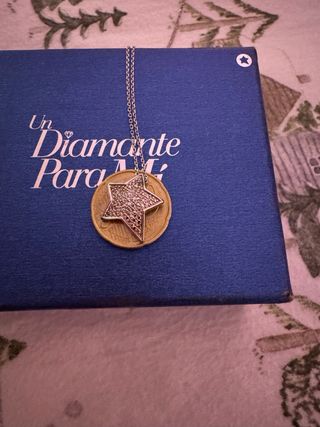 Collar plata con diamantes SIN ESTRENAR 