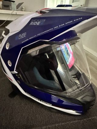 Casco moto adventure trail