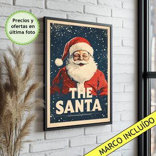 🎅 Cuadro moderno Navideño - Póster enmarcado