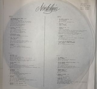 Discos vinilo originales "Nostalgia 2"