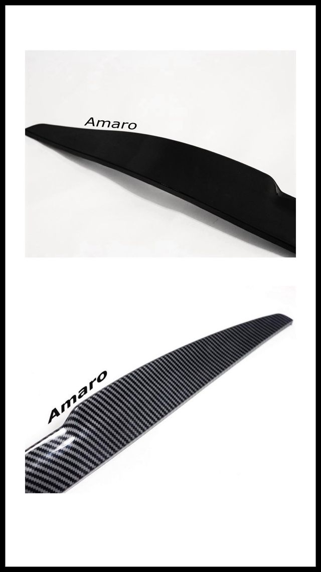 Alerón trasero Alleron/con aspecto de carbono o negro 