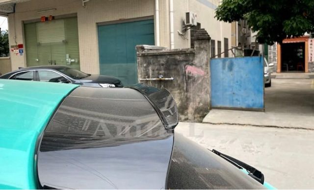 Alerón trasero Alleron/con aspecto de carbono o negro 