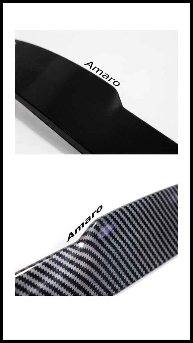 Alerón trasero Alleron/con aspecto de carbono o negro 