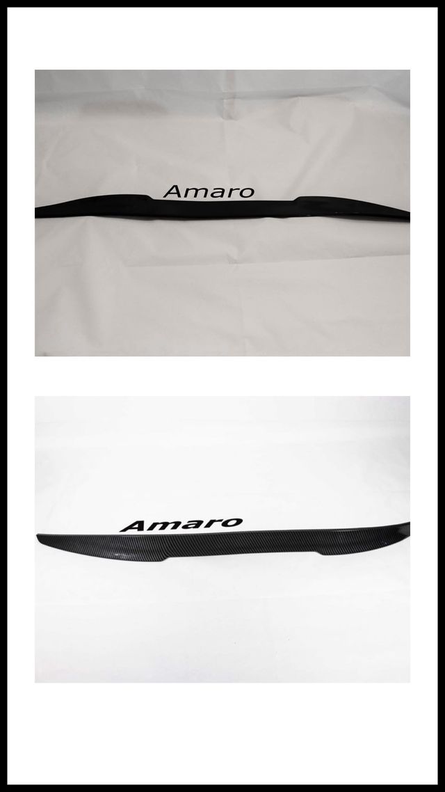 Alerón trasero Alleron/con aspecto de carbono o negro 