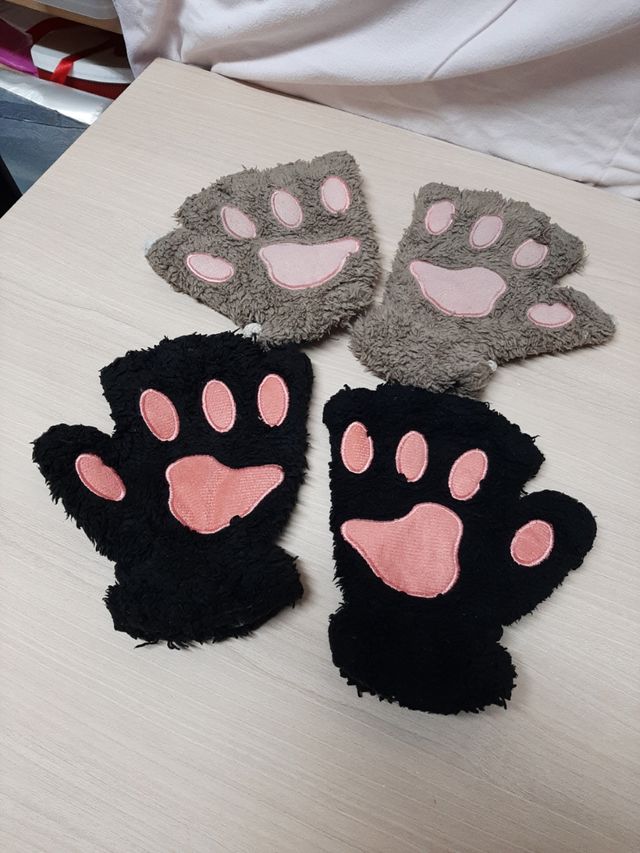 Set 2 paia guanti bimba8/10 anni