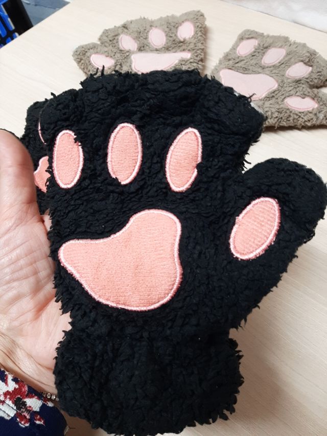 Set 2 paia guanti bimba8/10 anni