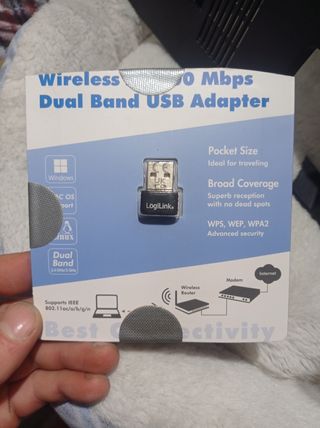 Adaptador antena WiFi Logilink 