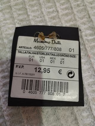 Pendientes Massimo Dutti 