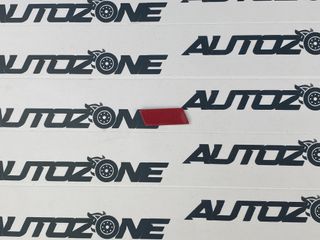 Emblema adhesivo RS gris para volante de Audi