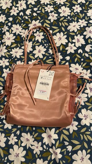 Bolsito zara rosa NUEVO estiloso