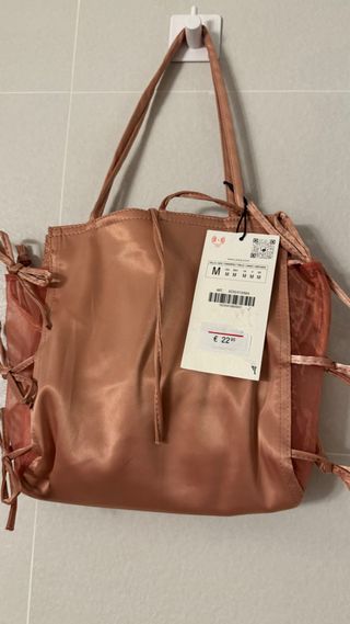 Bolsito zara rosa NUEVO estiloso