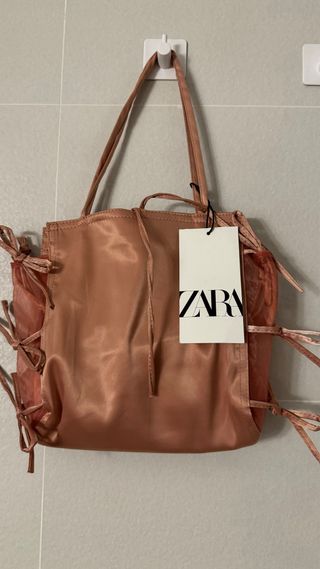 Bolsito zara rosa NUEVO estiloso