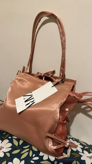 Bolsito zara rosa NUEVO estiloso