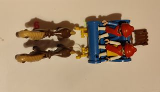 Playmobil trineo, ponis , niños