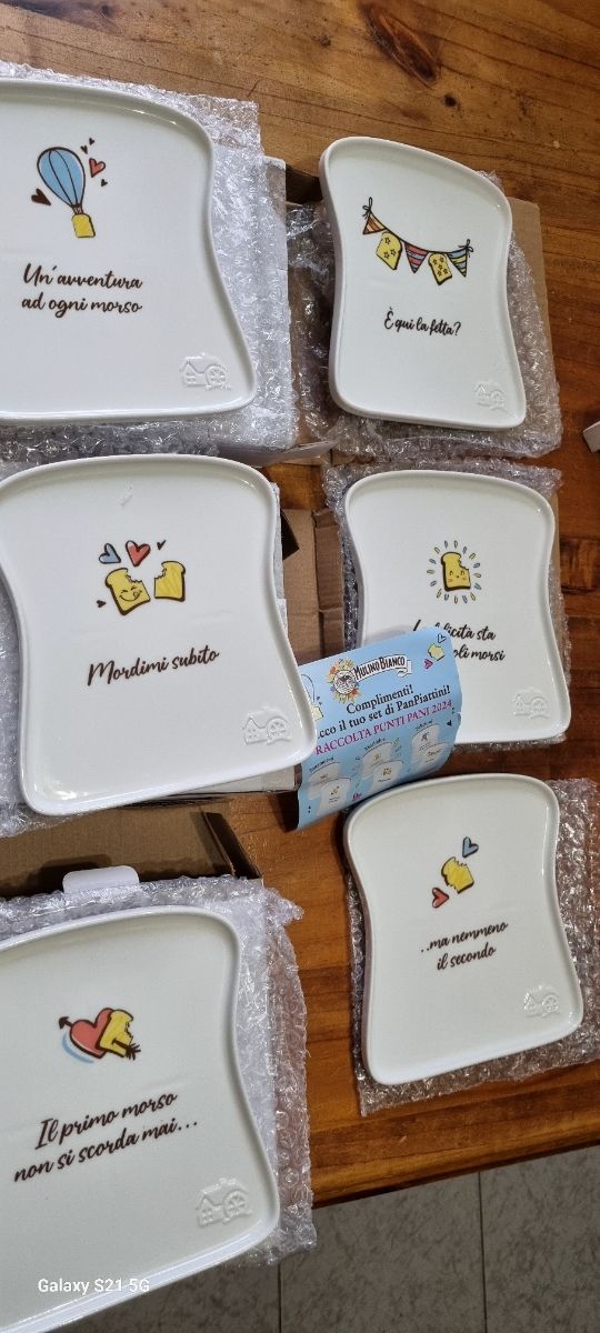 Set completo panpiattini mulino bianco