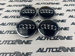 Emblema Audi negro 61 mm para centro de llantas