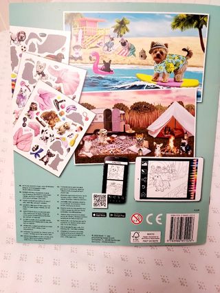 Crías de animales libros de pegatinas.