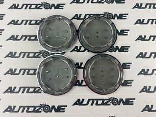 Emblema Audi gris 69 mm para centro de llantas