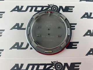 Emblema Audi gris 69 mm para centro de llantas