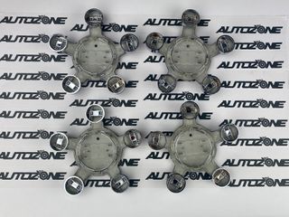 Emblema Audi gris 135 mm para centro de llantas