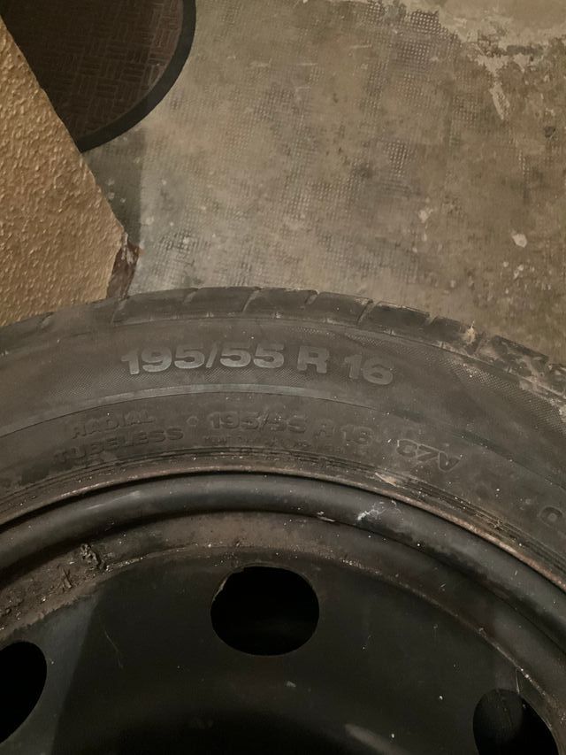 Gomme estive con cerchi misura 195/55R16