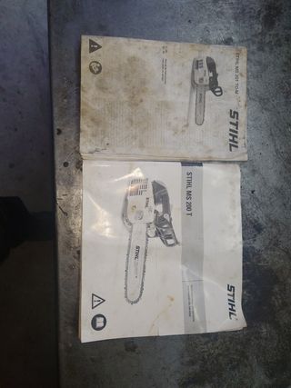 Manual original Stihl ms200t y ms201t