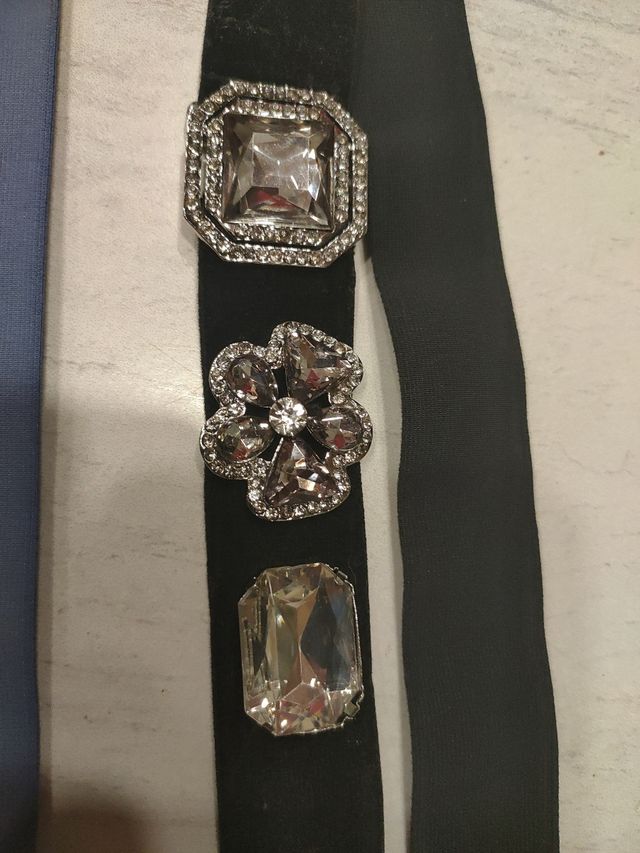 Cinturón elástico Swarovski