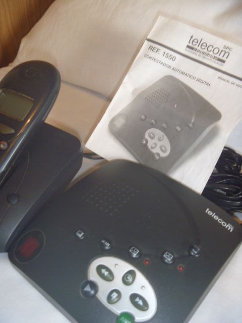 Lote telefono inalambrico y contestador
