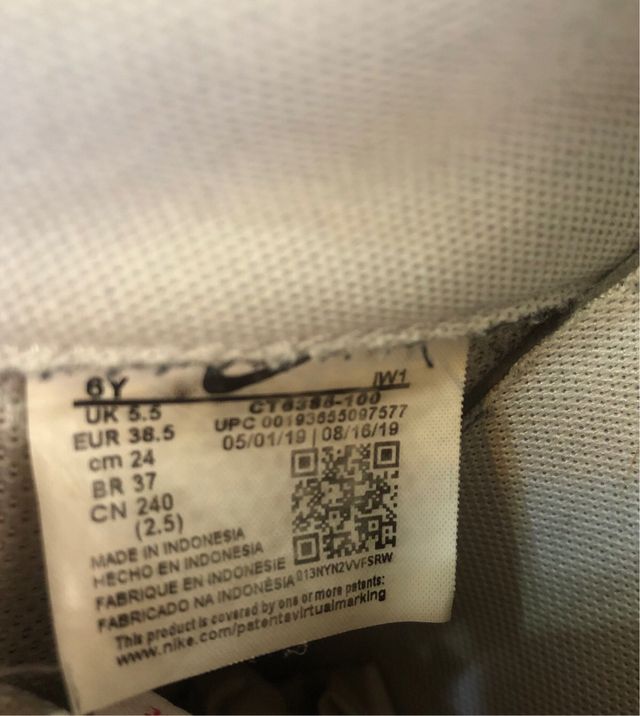 Nike air force one 38,5