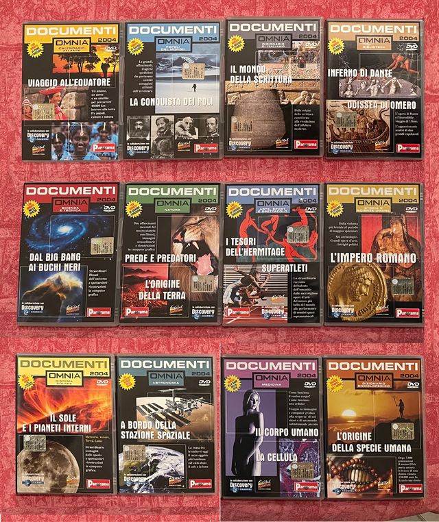 Documenti Omnia 2004 - opera completa di 12 DVD