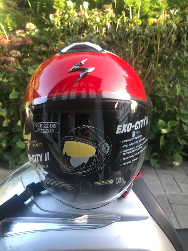 casco de moto nuevo scorpion exo city II