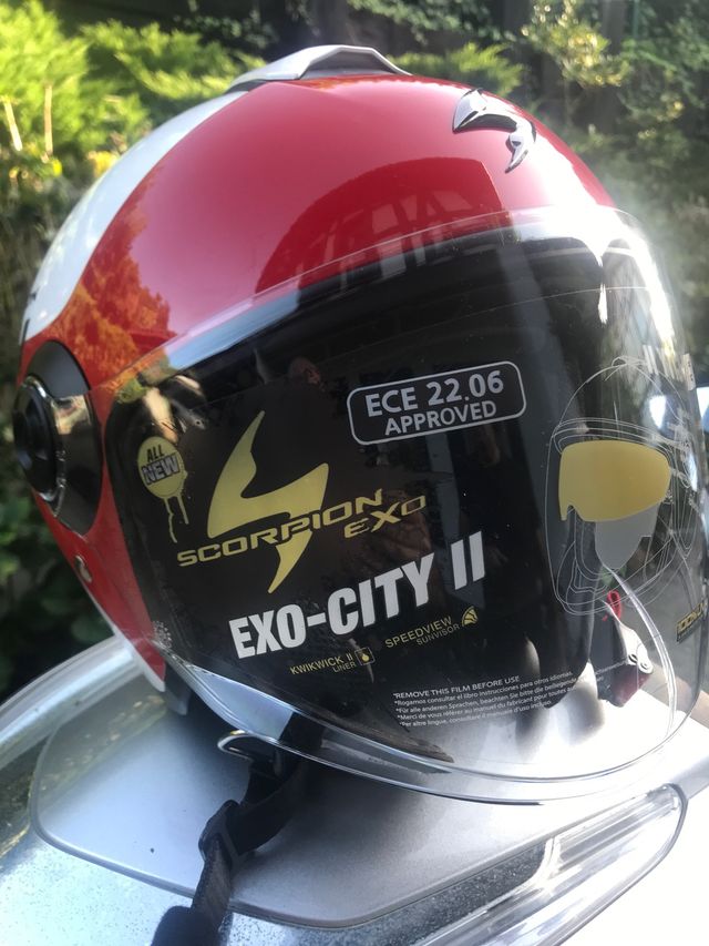 casco de moto nuevo scorpion exo city II