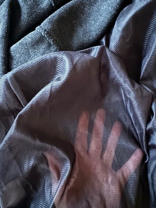 Abito invernale a maniche corte nero foderato