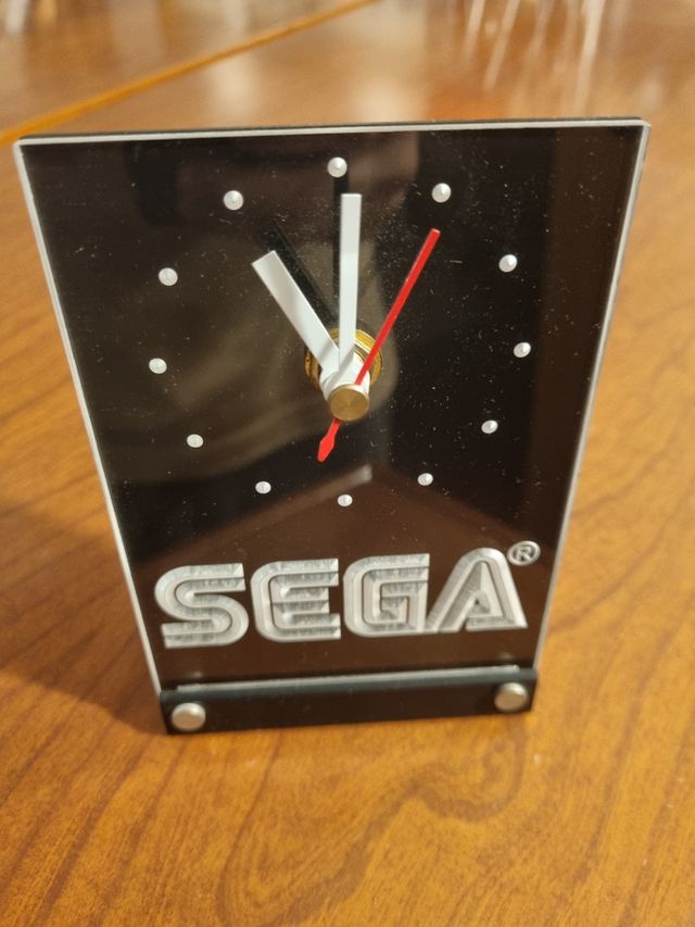 Sega clock watch with LED light