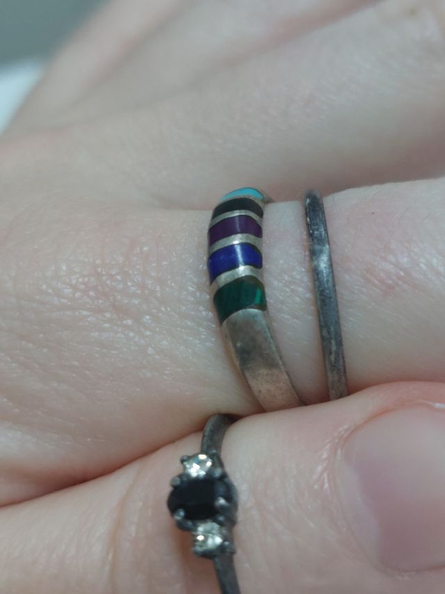 3 anillos Expositor cristal