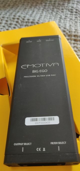 Amplificador auriculares DAC 384k Emotiva Big Ego