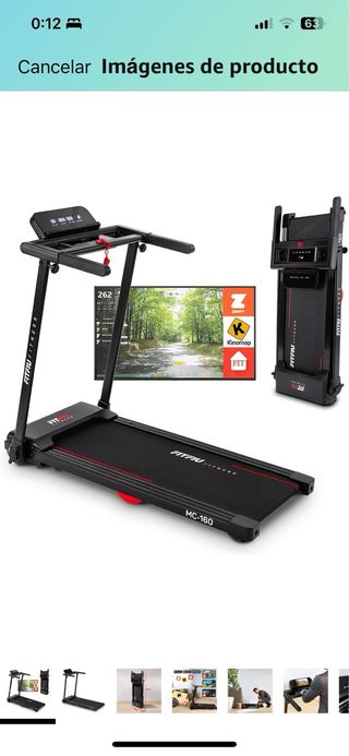 Cinta de correr plegable